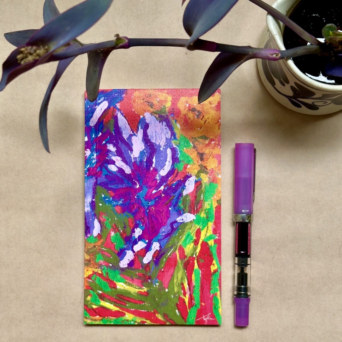 Slim Notebook | Daydreaming Lilies